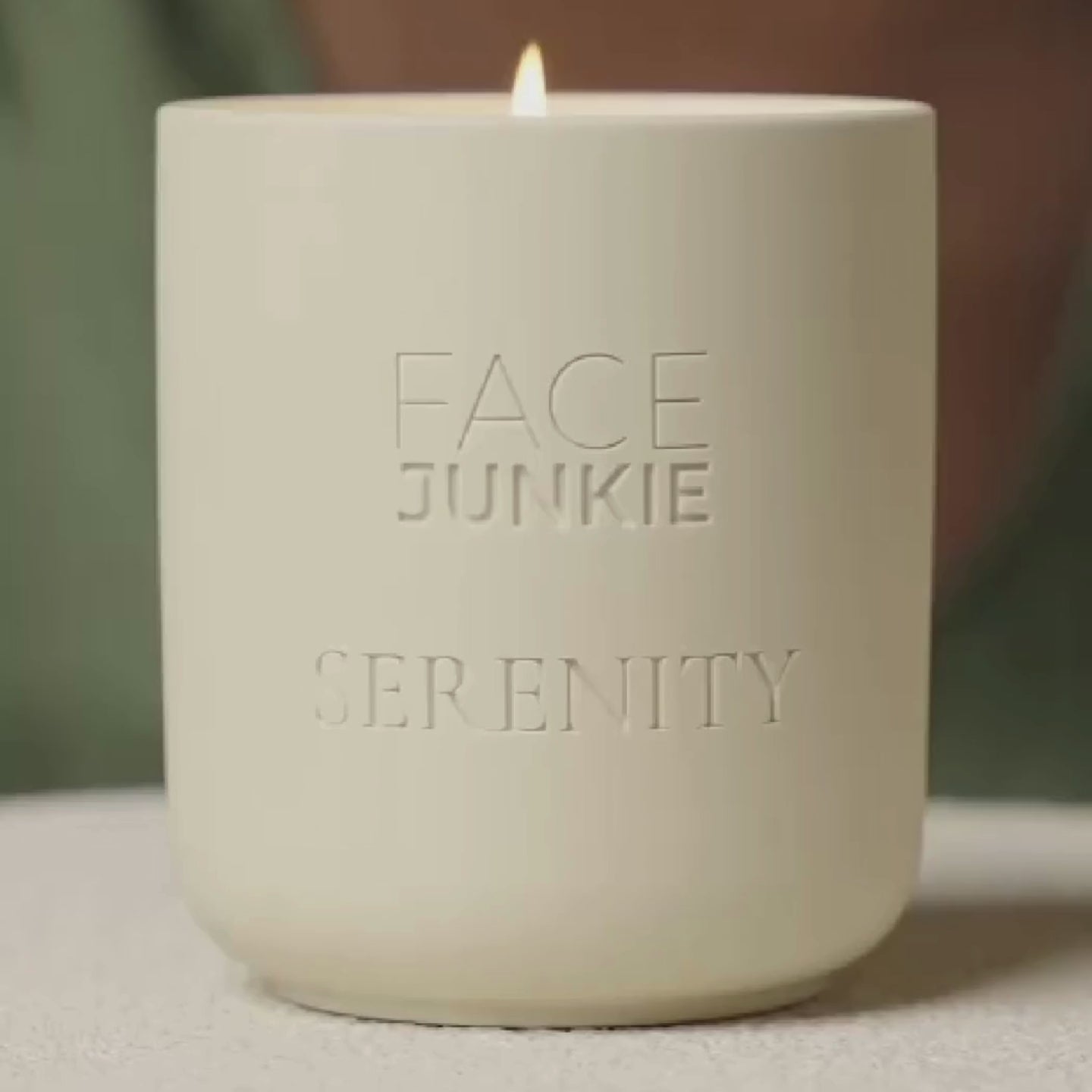 Serenity Hand-Poured Soy Candle with Sage &amp; Orange Essential Oils